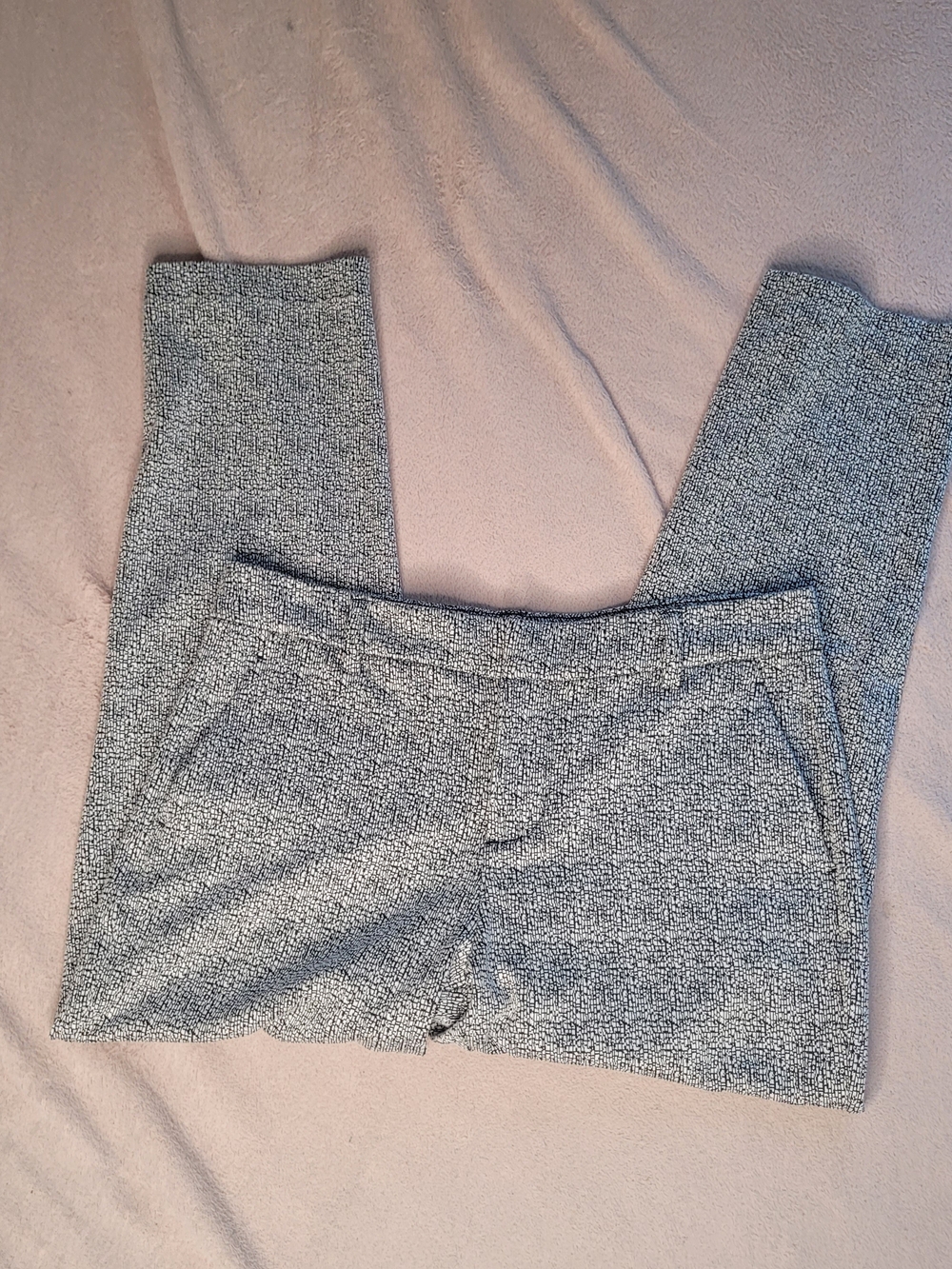 Liverpool Gray Marled Knit Pull-On Trousers